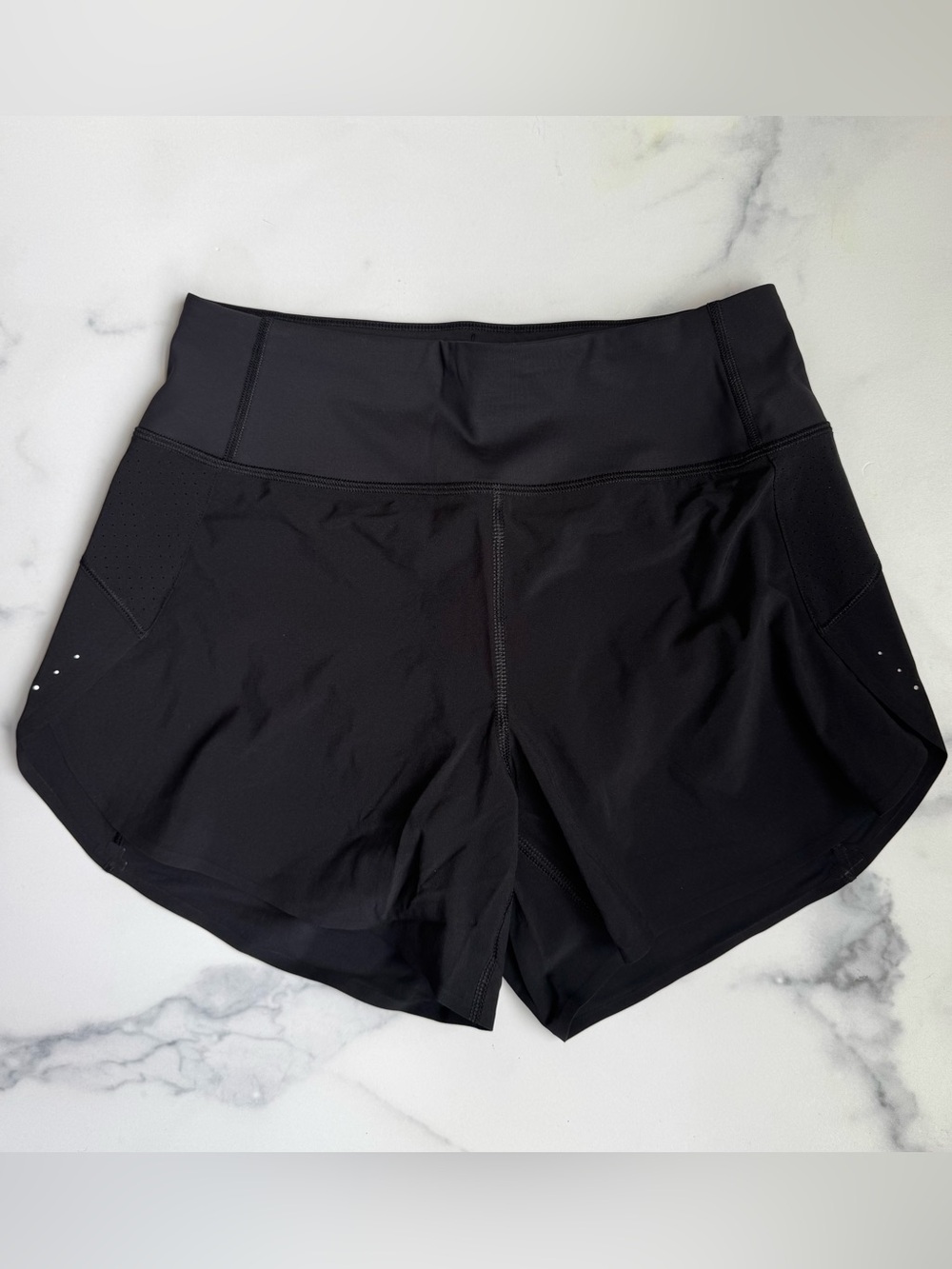 Athleta Black High-Rise Athletic Shorts